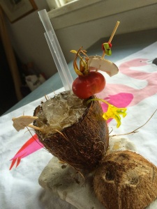 lækkende kokosnød